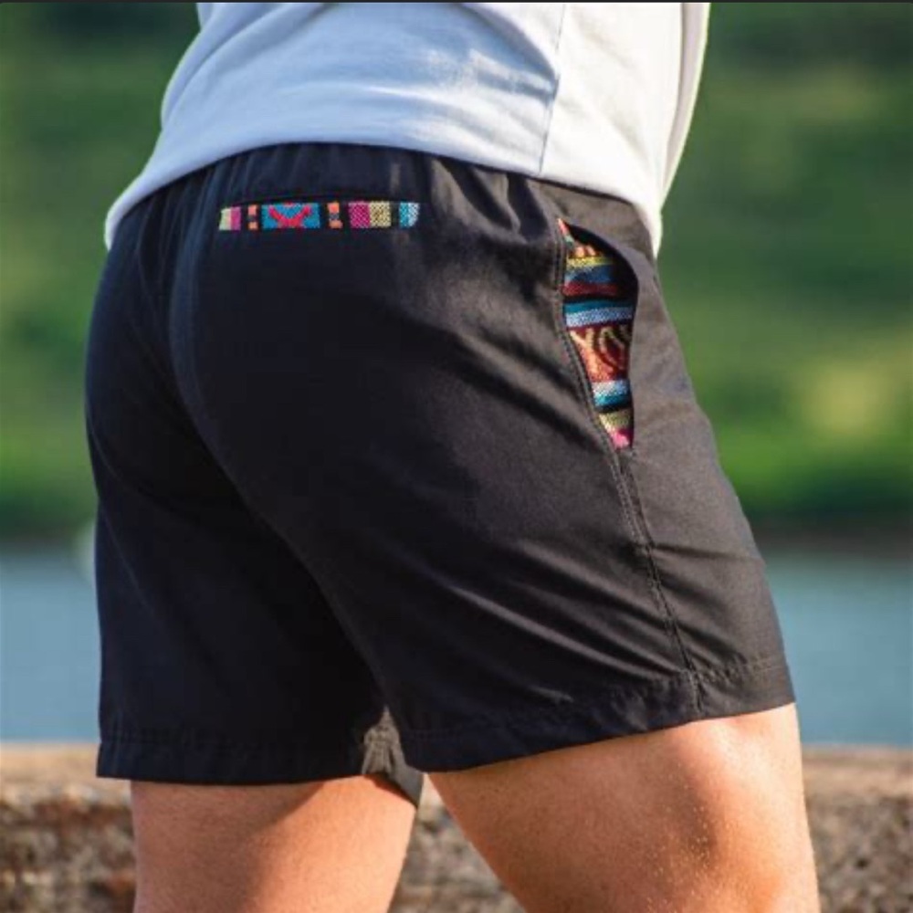 Men's Black Flat Front Shorts - pair - Never worn - 1/2 retail